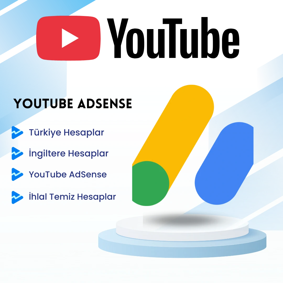 YouTube AdSense Onaylı Hesap