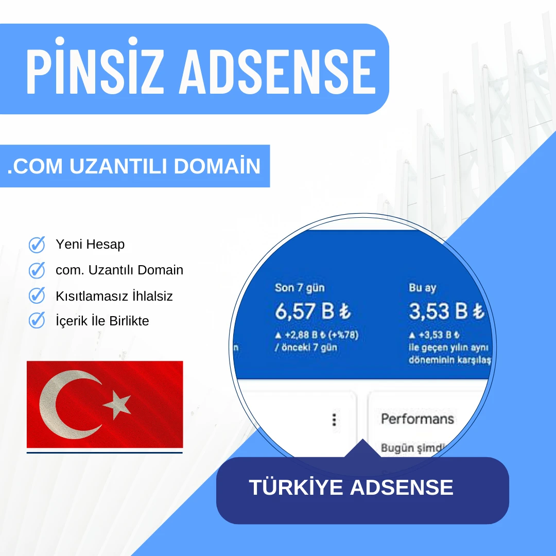 Pinli AdSense Hesabı Türkiye