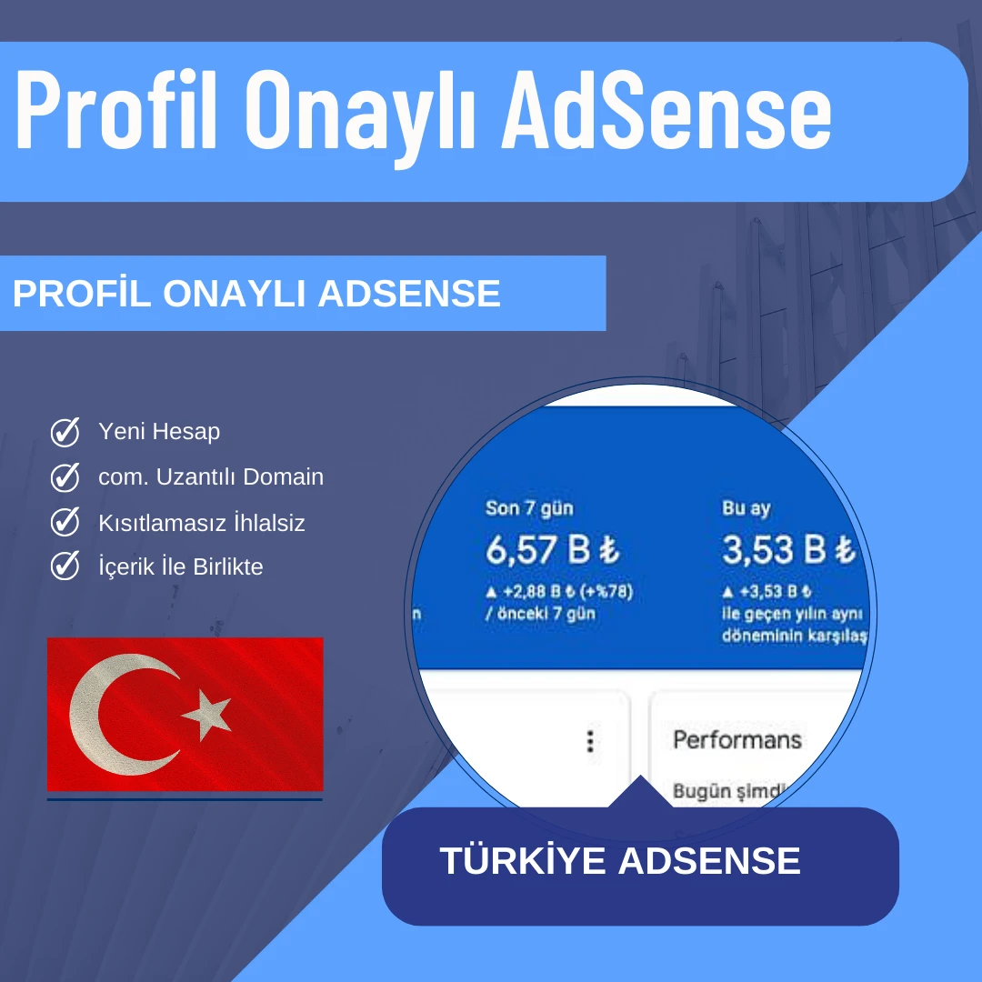 Profil Onaylı AdSense Hesabı