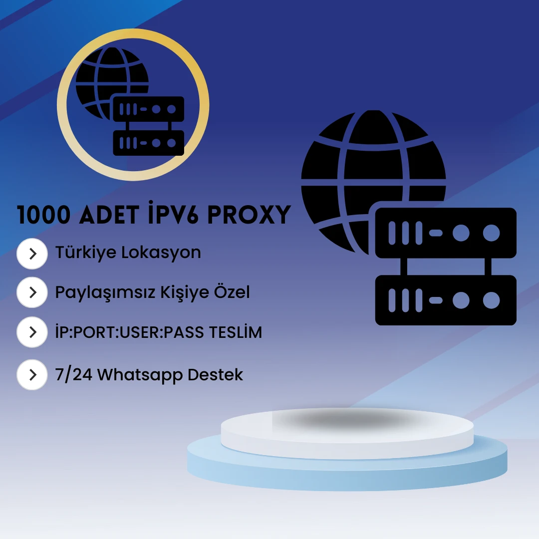 1000 Adet İpv6 Proxy